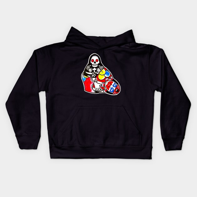 John Wayne Gacy nesting doll Kids Hoodie by No